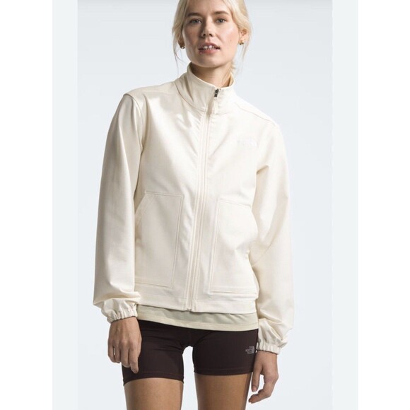 The North Face Women's Willow Stretch Jacket White Dune Size Small - Picture 1 of 8